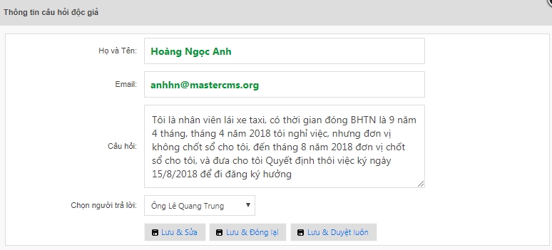 huong dan lam bai giao luu truc tuyen dang hoi dap