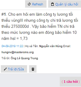 huong dan lam bai giao luu truc tuyen dang hoi dap