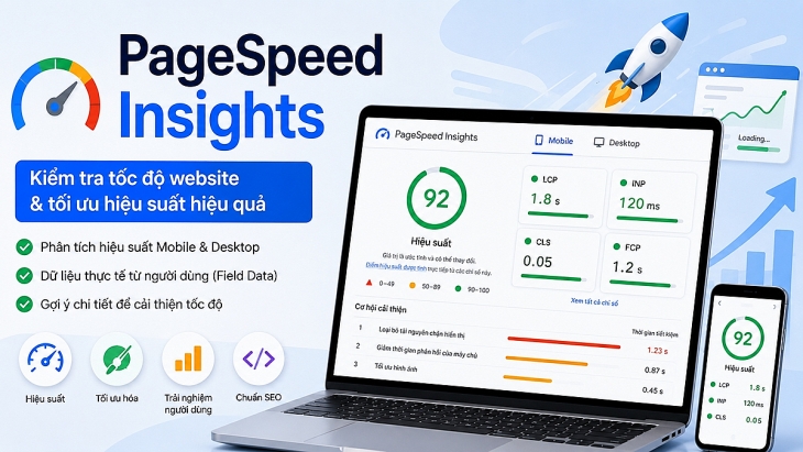 PageSpeed Insights là gì? Hướng dẫn kiểm tra và tối ưu tốc độ website hiệu quả pagespeed insights la gi huong dan kiem tra va toi uu toc do website hieu qua