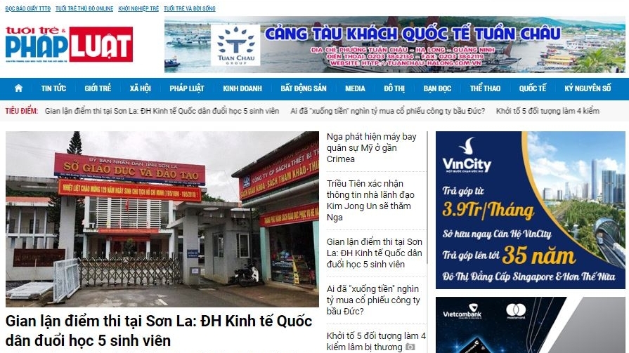 chuyen trang phap luat cua bao dien tu tuoi tre thu do ra mat giao dien moi tu ngay 04042019