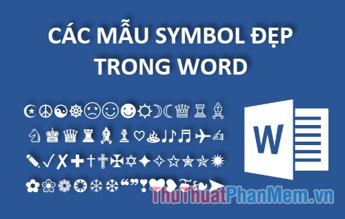 cac mau symbol dep trong word