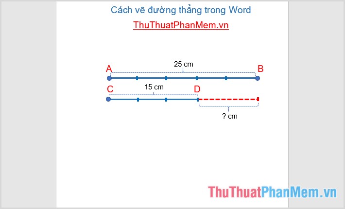 Cách vẽ đường thẳng kẻ đường thẳng trong Word 2019 2016 2013 2010 2007   Trung Tâm Đào Tạo Việt Á