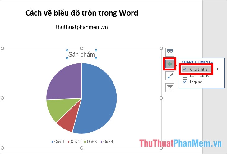 Hướng dẫn cách vẽ biểu đồ hình quạt trong word cho báo cáo và thuyết trình chuyên nghiệp