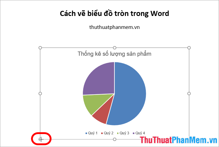 cach ve bieu do tron trong word