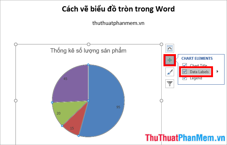 cach ve bieu do tron trong word