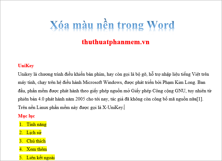 Xóa màu nền trong Word đã trở nên dễ dàng hơn bao giờ hết. Với sự giúp đỡ của các tính năng tiên tiến trong Word, bạn có thể xóa màu nền chỉ trong vài thao tác đơn giản. Tài liệu của bạn sẽ trông trực quan hơn và chuyên nghiệp hơn nhờ vào Word. Hãy khám phá công nghệ này ngay hôm nay.