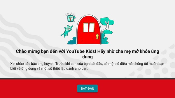 huong dan su dung youtube kids ung dung xem video danh rieng cho tre em